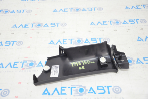 Rear pillar trim right middle Tesla Model 3 18- black