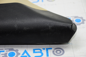 Door trim card rear left Toyota Camry v55 15-17 usa beige with beige insert plastic, armrest rubber, scratches
