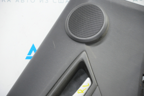 Door trim card rear left Toyota Prius 30-11 10-15 dark gray with dark gray insert leather, scratches