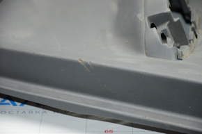 Door trim card rear left Toyota Prius 30-11 10-15 dark gray with dark gray insert leather, scratches