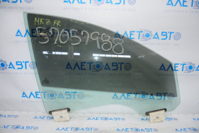 Glass of the front right door Lincoln MKZ 13-20 triplex, scratches