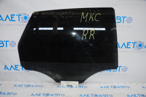 Glass door rear right Lincoln MKC 15-19 factory tinted, scratches
