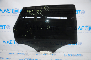 Glass door rear right Lincoln MKC 15-19 factory tinted, scratches