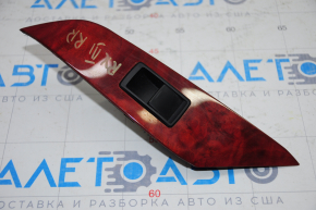 Rear right window lift control Lexus RX350 RX450h 10-15 black, with burgundy wood trim