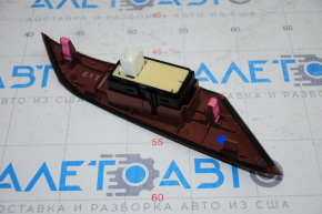Rear right window lift control Lexus RX350 RX450h 10-15 black, with burgundy wood trim