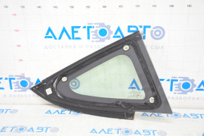 Window blind glass rear left Tesla Model 3 18-20 chrome frame