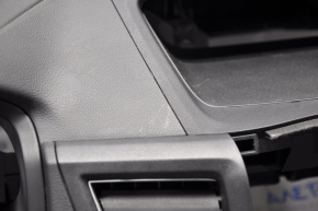 Torpedo front panel without AIRBAG Honda CRV 12-14 black, scratches, cracked