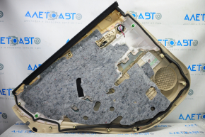 Door trim card rear right Lexus RX350 RX450h 10-12 beige with beige insert leather, armrest leather, tears