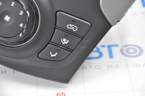 Climate control control Hyundai Santa FE Sport 13-16 dorest manual peeled off chrome, sawed off