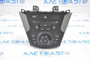 Climate control Hyundai Santa FE Sport 13-16 prerest manual peeling chrome