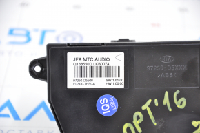 Climate control control Kia Optima 16-18 manual peeled chrome