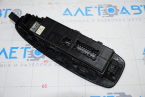 Front left window lift control Nissan Pathfinder 13-20 black, 1 auto, with black trim