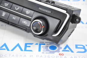 Climate control Kia Optima 16-18 manual peeled chrome, scratch on glass