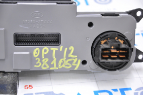 Climate control Kia Optima 11-13 prerest manual, chrome defect, buttons peeled off