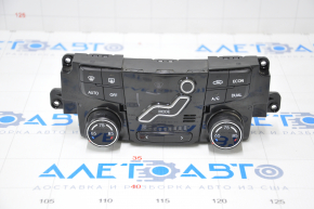 Climate control Hyundai Sonata 11-13 auto, dual zone type 1, chrome is worn out, buttons are worn out