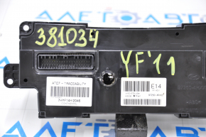 Climate control Hyundai Sonata 11-13 auto, dual zone type 1, chrome is worn out, buttons are worn out