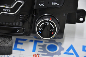 Climate control Hyundai Sonata 11-13 auto, dual zone type 1, chrome is worn out, buttons are worn out