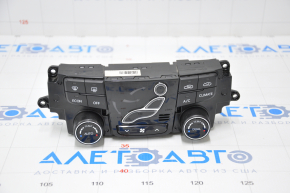 Climate control Hyundai Sonata 11-15 auto, dual zone type 3, chrome is worn out, regulators are worn out