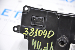 Climate control Hyundai Sonata 11-15 auto, dual zone type 3, chrome is worn out, regulators are worn out