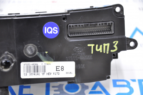 Climate control Hyundai Sonata 11-15 auto, dual zone type 3, chrome is worn out, regulators are worn out