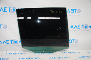 Glass of the rear right door VW Tiguan 09-18 factory tinted, scratches