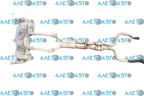 Muffler rear part with barrels Chevrolet Camaro 16- 3.6 with catalysts