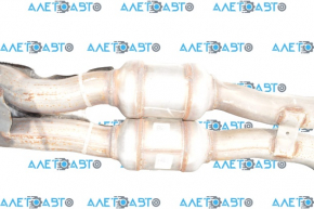 Muffler rear part with barrels Chevrolet Camaro 16- 3.6 with catalysts