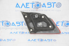Lamp inside trunk lid right Honda Accord 13-15 scratches, broken off fragment of the housing