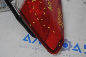 Lamp inside trunk lid right Honda Accord 13-15 scratches, broken off fragment of the housing