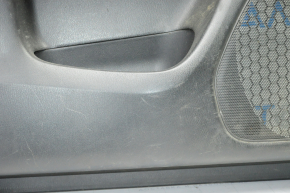 Door trim card front left Nissan Pathfinder 13-16 black with black insert cloth, armrest cloth, molding black gloss, scratches, for dry cleaning