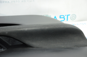 Door trim card front left Nissan Leaf 13-17 black with black insert leather, armrest cloth, scratches, for dry cleaning