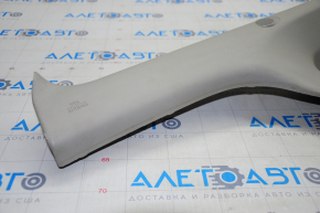 Front pillar trim left Nissan Leaf 13-16 gray under tweeter, scratches