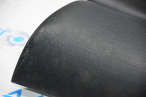 Door trim card front right Nissan Pathfinder 13-16 black with black insert leather, armrest leather, molding under wood gloss, scratches