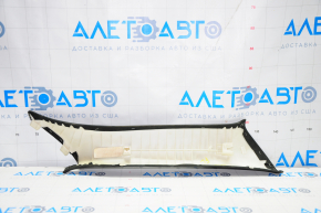 Front pillar trim upper left Dodge Challenger 15-23 black, burnt, for dry cleaning