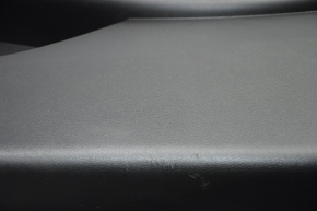 Door trim card front right Nissan Murano z52 15-17 black with black insert leather, molding gray gloss, scratches, bumps, for dry cleaning
