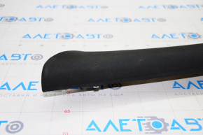 Front pillar trim upper left Dodge Challenger 15-23 black, burnt