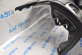 Torpedo front panel with AIRBAG Dodge Journey 11-20 black, with glove compartment, break, without left plug