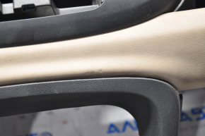Torpedo front panel without AIRBAG Fiat 500L 14-14 prerest black, shot, cuts, without plugs