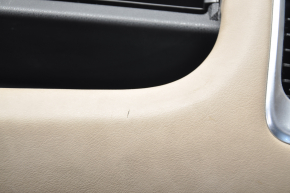 Torpedo front panel without AIRBAG Fiat 500L 14-14 prerest black, shot, cuts, without plugs