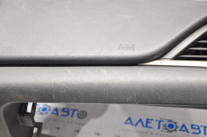 Torpedo front panel without AIRBAG Jeep Cherokee KL 14-23 black shot, scratches