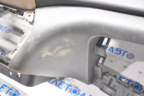 Torpedo front panel without AIRBAG Jeep Cherokee KL 14-23 black shot, scratches