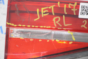 Lamp inner trunk lid left VW Jetta 15-15 USA halogen, cracks, light