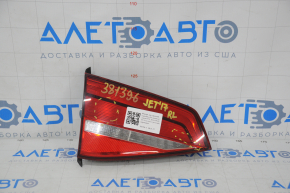 Inner taillight trunk lid left VW Jetta 15-15 USA halogen, light, scratches