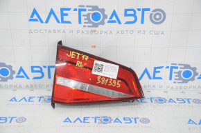 Inner taillight trunk lid left VW Jetta 15-15 USA halogen, light, scratches