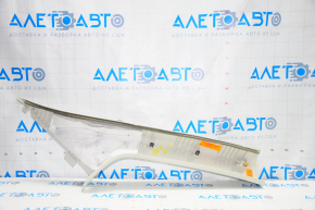 Front pillar trim upper left Ford Edge 15-24 gray, scratches