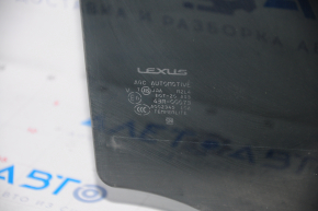 Glass of the rear right door Lexus RX350 RX450h 10-15 factory tinted, scratches