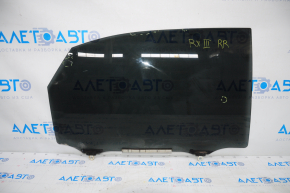 Glass of the rear right door Lexus RX350 RX450h 10-15 factory tinted, scratches