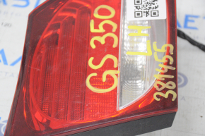 Inner taillight trunk lid left Lexus GS300 GS350 GS430 06-11 for polishing