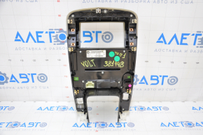 Chevrolet Volt 11-15 display control panel white without heating type 1 peeled chrome, scratches, chips
