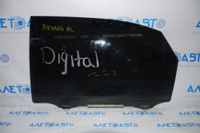 Glass of the rear left door Lexus RX350 RX450h 10-15 factory tinted, scratches